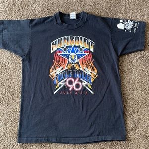 VINTAGE RARE Humboldt, Iowa Motorcycle Rally tshirt